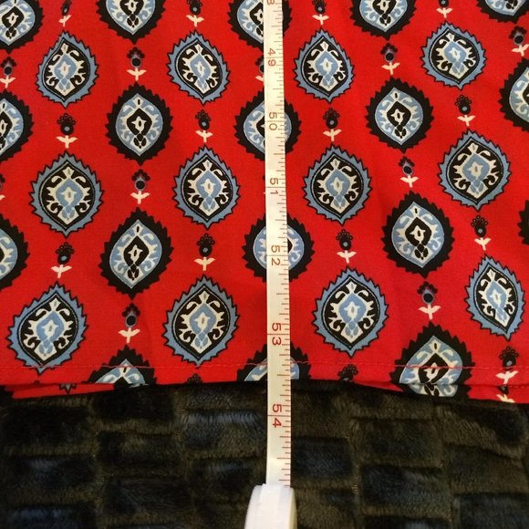 Tristan red geometric print maxi dress NWOT - Picture 12 of 13